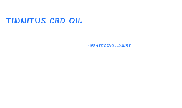 Tinnitus Cbd Oil
