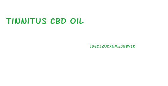 Tinnitus Cbd Oil