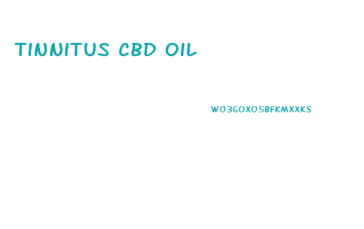 Tinnitus Cbd Oil