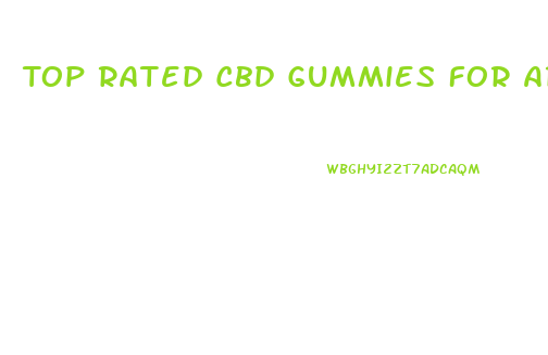 Top Rated Cbd Gummies For Arthritis