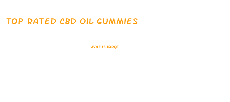 Top Rated Cbd Oil Gummies