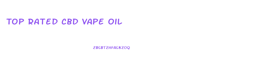 Top Rated Cbd Vape Oil