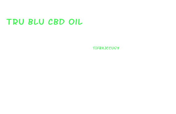 Tru Blu Cbd Oil