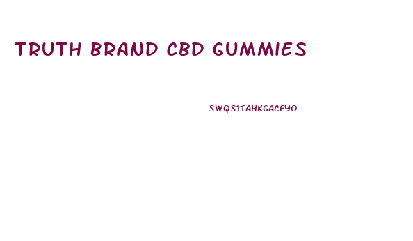 Truth Brand Cbd Gummies