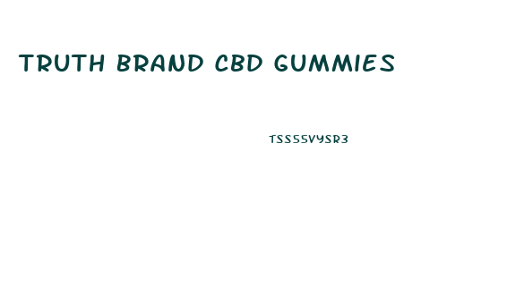 Truth Brand Cbd Gummies