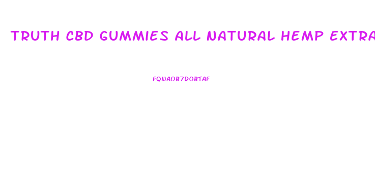 Truth Cbd Gummies All Natural Hemp Extract