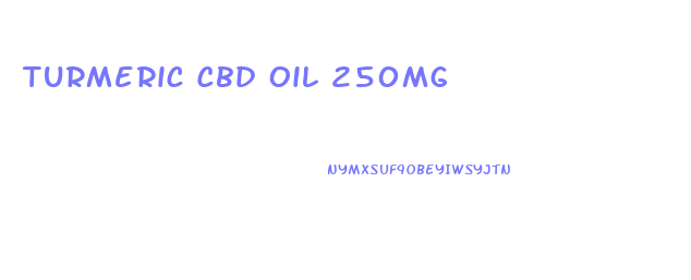 Turmeric Cbd Oil 250mg