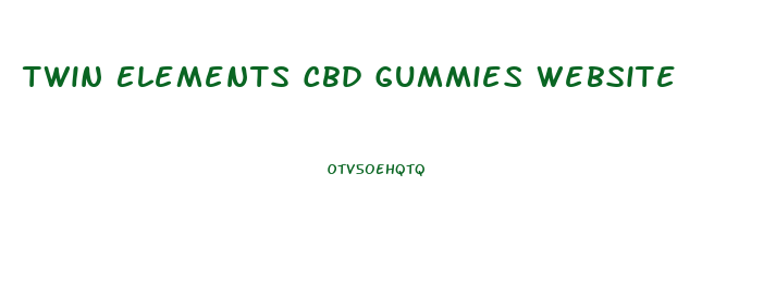 Twin Elements Cbd Gummies Website