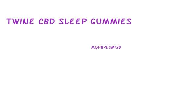 Twine Cbd Sleep Gummies