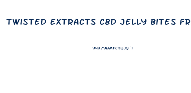 Twisted Extracts Cbd Jelly Bites Fruit Gummies