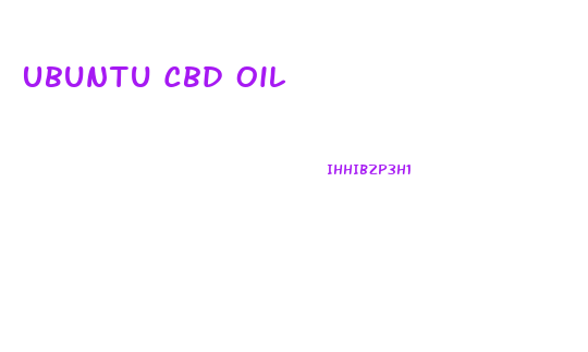 Ubuntu Cbd Oil