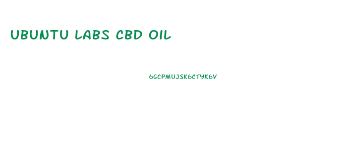 Ubuntu Labs Cbd Oil