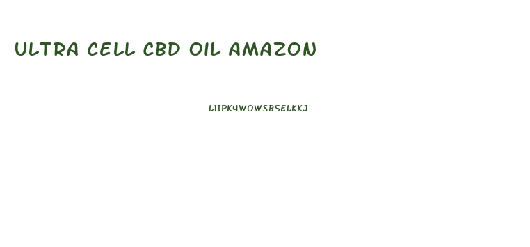 Ultra Cell Cbd Oil Amazon