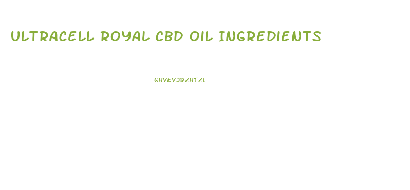 Ultracell Royal Cbd Oil Ingredients