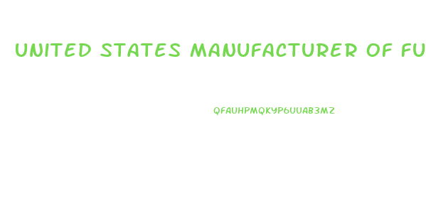 United States Manufacturer Of Full Spectrum Cbd Gummies