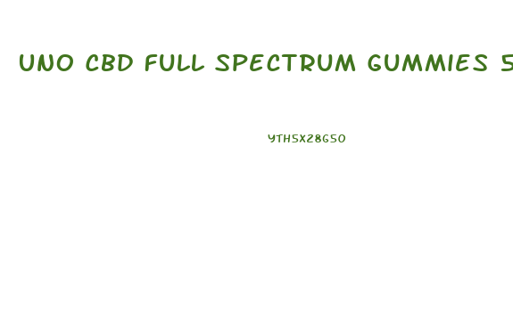 Uno Cbd Full Spectrum Gummies 500mg