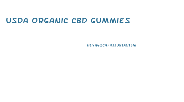 Usda Organic Cbd Gummies