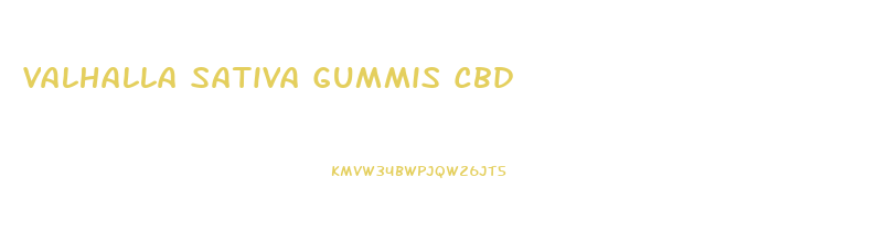 Valhalla Sativa Gummis Cbd