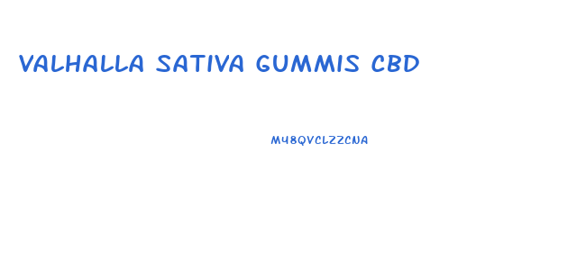 Valhalla Sativa Gummis Cbd