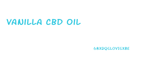 Vanilla Cbd Oil