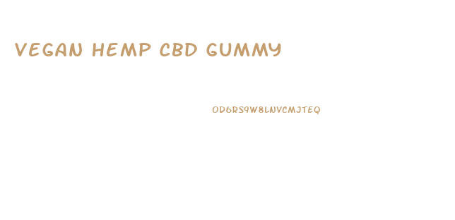 Vegan Hemp Cbd Gummy