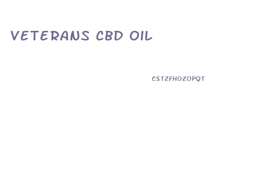 Veterans Cbd Oil