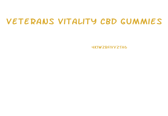 Veterans Vitality Cbd Gummies