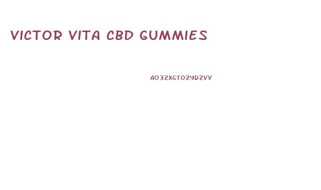 Victor Vita Cbd Gummies