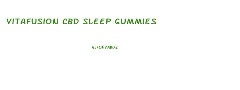 Vitafusion Cbd Sleep Gummies