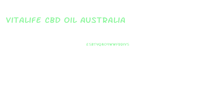 Vitalife Cbd Oil Australia