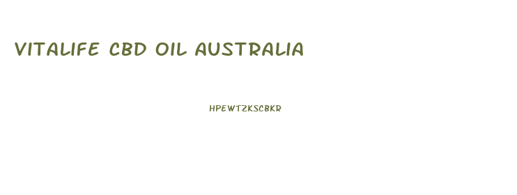 Vitalife Cbd Oil Australia