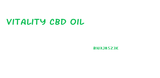 Vitality Cbd Oil