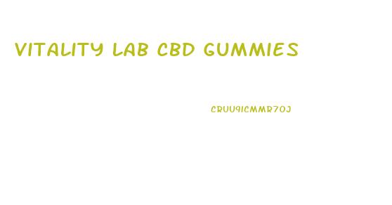 Vitality Lab Cbd Gummies