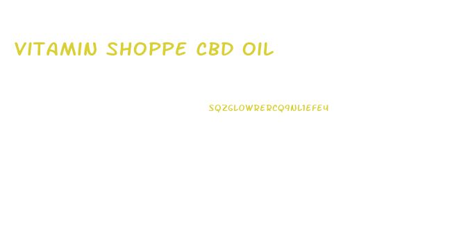 Vitamin Shoppe Cbd Oil