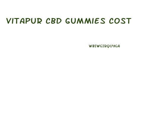 Vitapur Cbd Gummies Cost