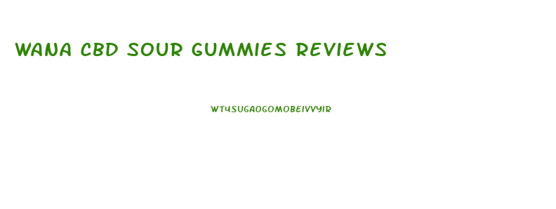 Wana Cbd Sour Gummies Reviews