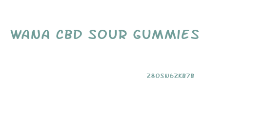 Wana Cbd Sour Gummies