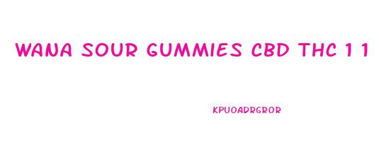 Wana Sour Gummies Cbd Thc 1 1
