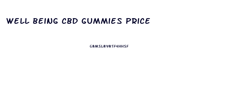Well Being Cbd Gummies Price