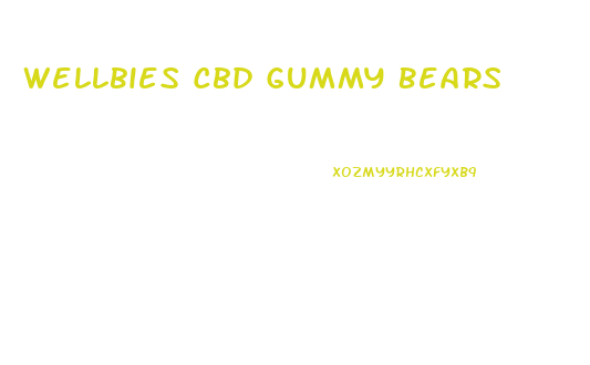 Wellbies Cbd Gummy Bears