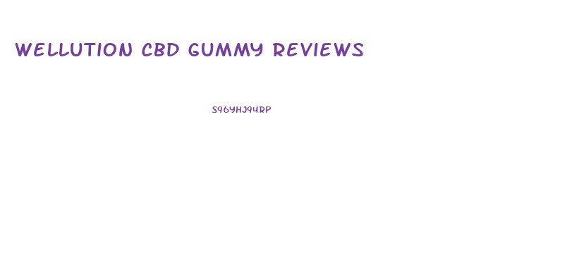 Wellution Cbd Gummy Reviews
