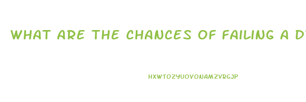 What Are The Chances Of Failing A Drig Test When Using Cbd Oil