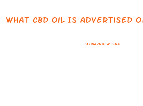 What Cbd Oil Is Advertised On Wbz Radio 1030