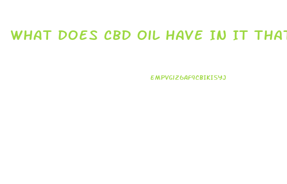 What Does Cbd Oil Have In It That Will Pop A Drug Test