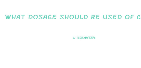 What Dosage Should Be Used Of Cbd Oil For Back Pain