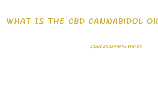 What Is The Cbd Cannabidol Oil Pricing