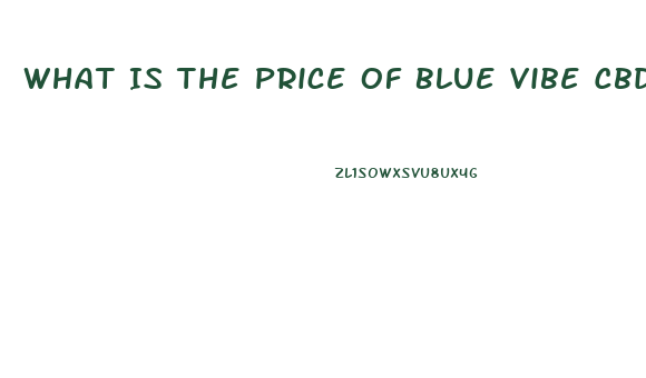 What Is The Price Of Blue Vibe Cbd Gummies