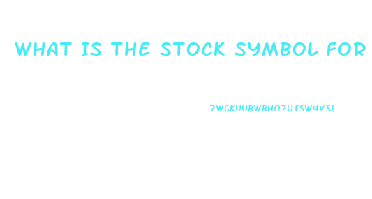 What Is The Stock Symbol For Cbd Gummy Bears