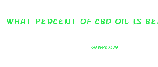 What Percent Of Cbd Oil Is Benefical For Skin Care