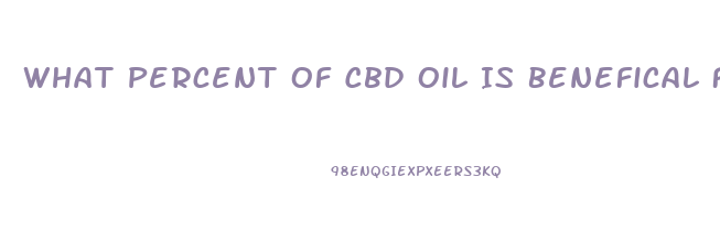 What Percent Of Cbd Oil Is Benefical For Skin Care